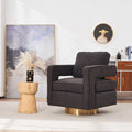 Yone jx je Swivel Barrel Chair for Living Room,360 Degree Swivel Club Modern Accent Single Sofa Chair, Small Leisure Arm Chair for Nursery, Hotel, Bedroom, Office