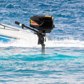 5HP Electric Trolling Motor with Pure Copper Brushless,Outboard Motor - 48V/1200W Boat Motor for Kayak, Small Ships, Paddle Boats, Fiberglass Boats, and Wooden Boats