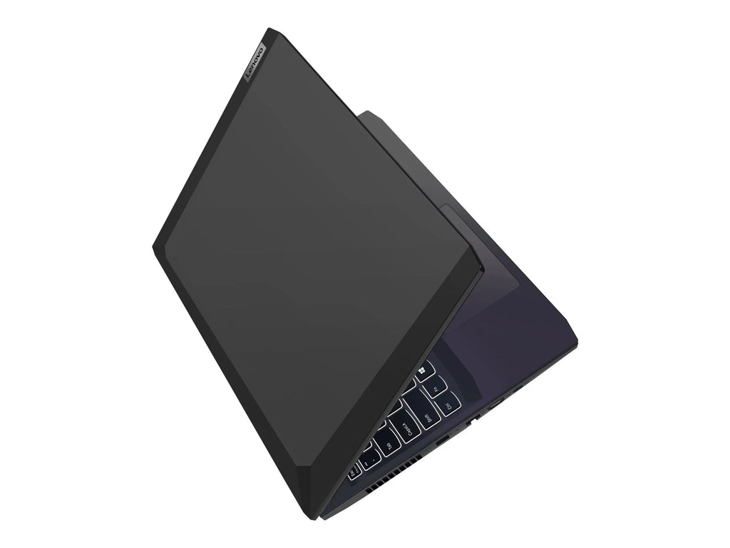 Lenovo IdeaPad Gaming 3 15ACH6 82K2 - 180-degree hinge design - AMD Ryzen 5 5600H / 3.3 GHz - Win 11 Home - GF RTX 3050 Ti  - 8 GB RAM - 512 GB SSD NVMe, TLC - 15.6" IPS 1920 x 1080 (Full HD) @ 120 Hz - Wi-Fi 6 - shadow black - kbd: US
