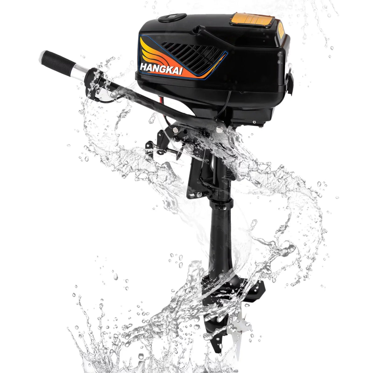 5HP Electric Trolling Motor with Pure Copper Brushless,Outboard Motor - 48V/1200W Boat Motor for Kayak, Small Ships, Paddle Boats, Fiberglass Boats, and Wooden Boats