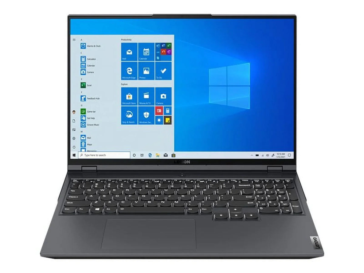 Lenovo Legion 5 Pro 16ITH6H 82JD - Intel Core i7 11800H / 2.3 GHz - Win 10 Pro 64-bit - GF RTX 3070  - 32 GB RAM - 1 TB SSD NVMe x 2 - 16" IPS 2560 x 1600 (WQXGA) @ 165 Hz - Wi-Fi 6 - black (bottom), storm gray (top) - kbd: US - with 1 Year Legion Ul