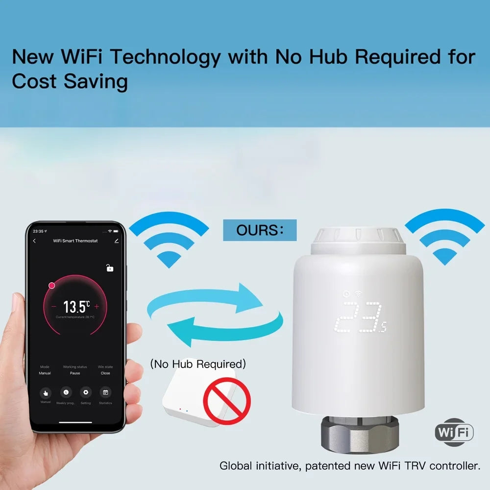 Thermostat,Temperature Compatible Wifi Valves Compatible With Dazzduo Temperature Temperature Valves App Dsfen Pristin App Buzhi Dazzduo Buzhi Valves Compatible App