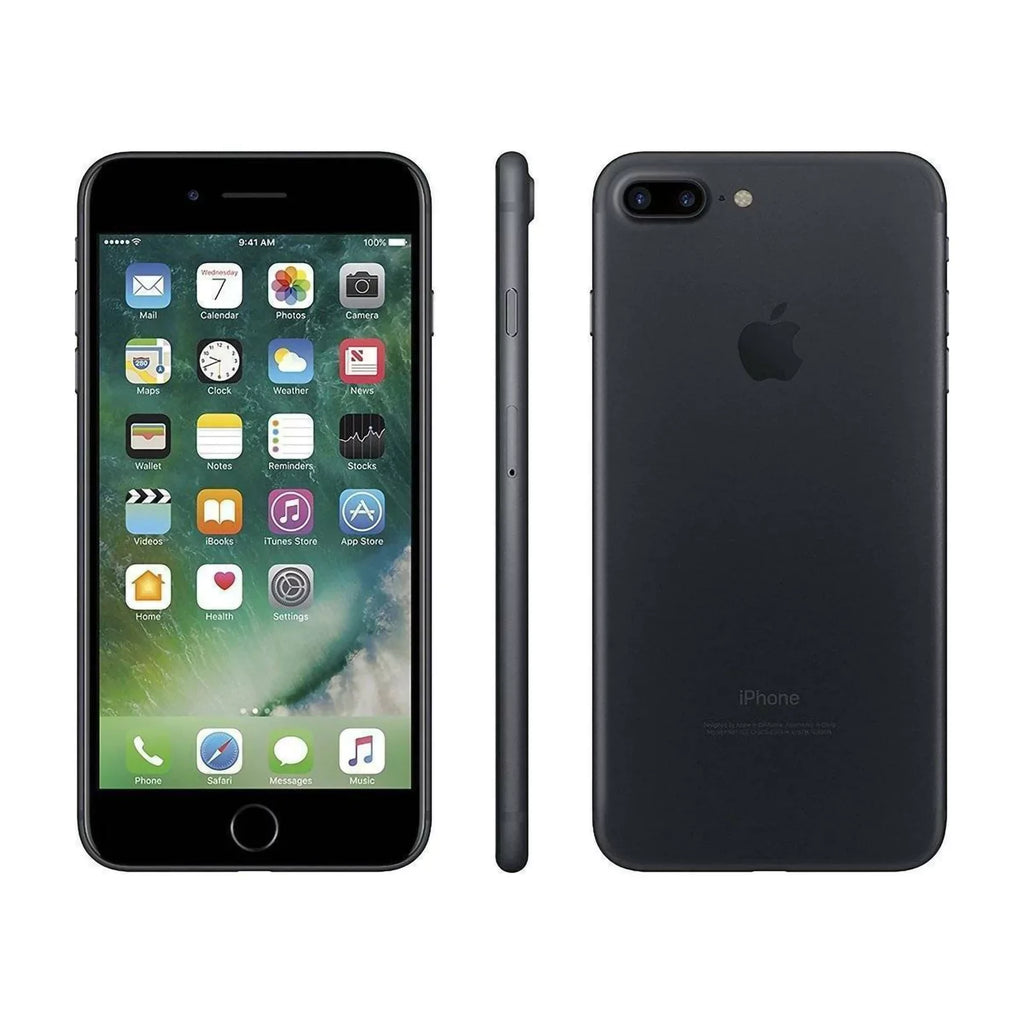 Restored Apple iPhone 7 Plus 256GB Jet Black (T-Mobile Locked) Smartphone (Refurbished)