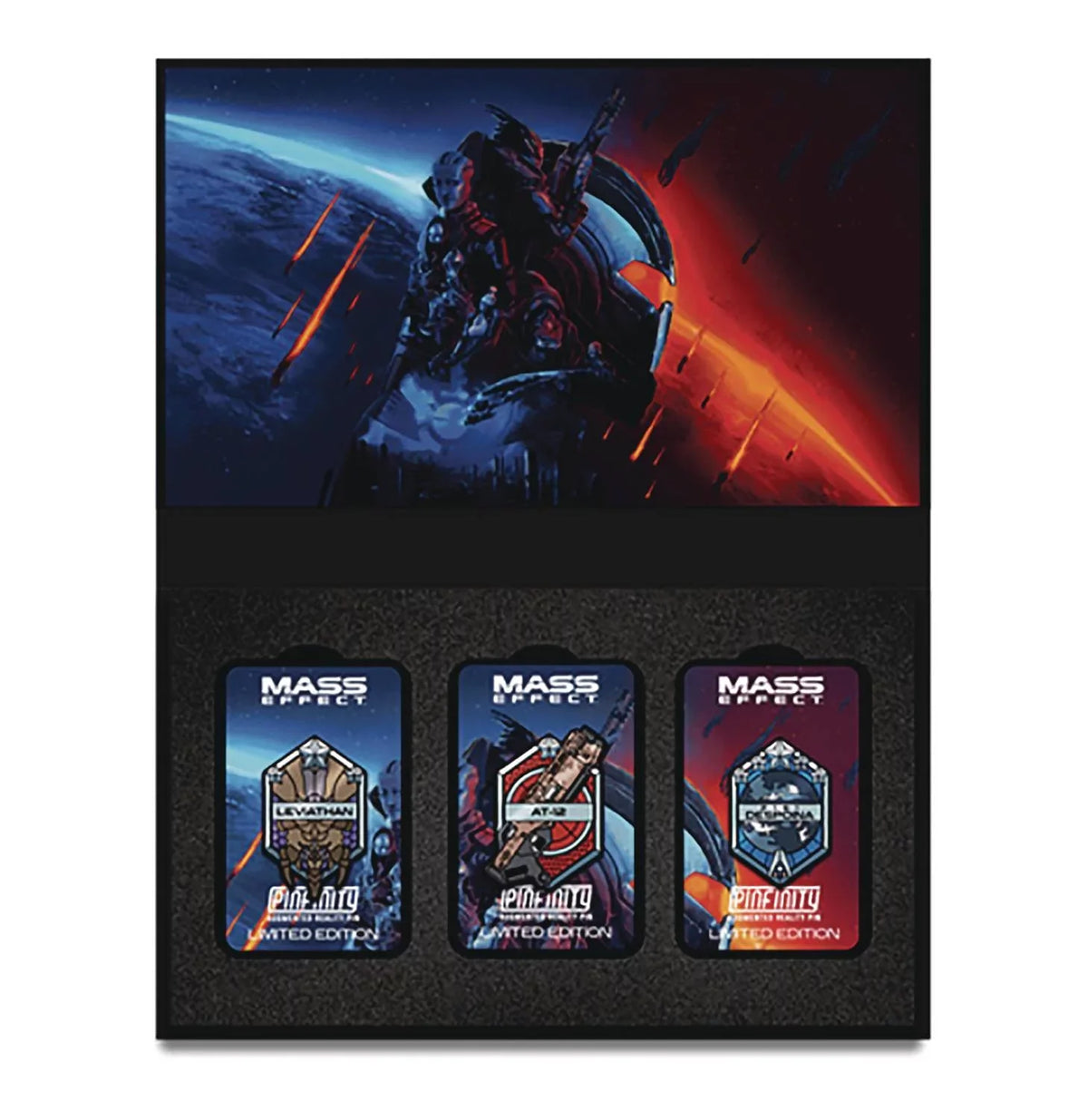 Pinfinity: Mass Effect 3 Piece Limited Edition AR Pin Set