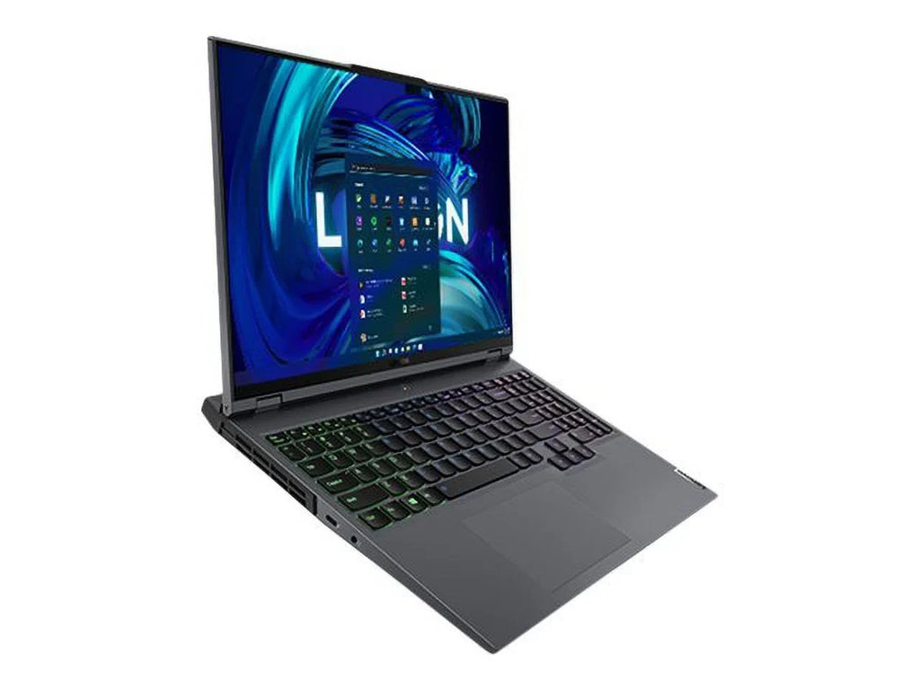 Lenovo Legion 5 Pro 16ITH6H 82JD - Intel Core i7 11800H / 2.3 GHz - Win 10 Pro 64-bit - GF RTX 3070  - 32 GB RAM - 1 TB SSD NVMe x 2 - 16" IPS 2560 x 1600 (WQXGA) @ 165 Hz - Wi-Fi 6 - black (bottom), storm gray (top) - kbd: US - with 1 Year Legion Ul