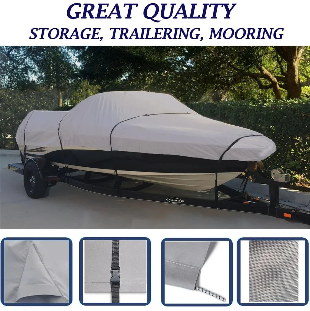 BOAT COVER Compatible for FOUR WINNS SUNDOWNER 205 CUDDY I/O 1988-1990 STORAGE, TRAVEL, LIFT